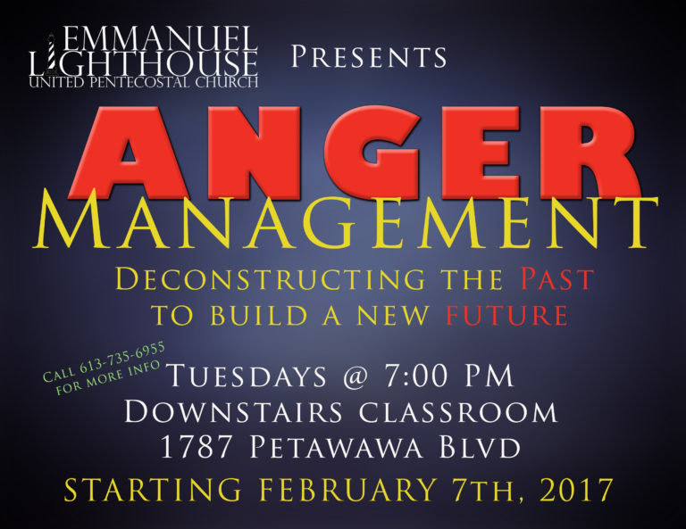 Emmanuel Lighthouse ?? Anger Management Classes Starting Feb 7th, 2017